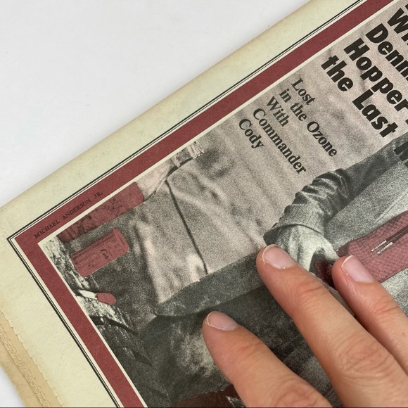 Vintage Rolling Stone Magazine Dennis Hopper John Lennon April 16, 1970 Music - Picture 3 of 5